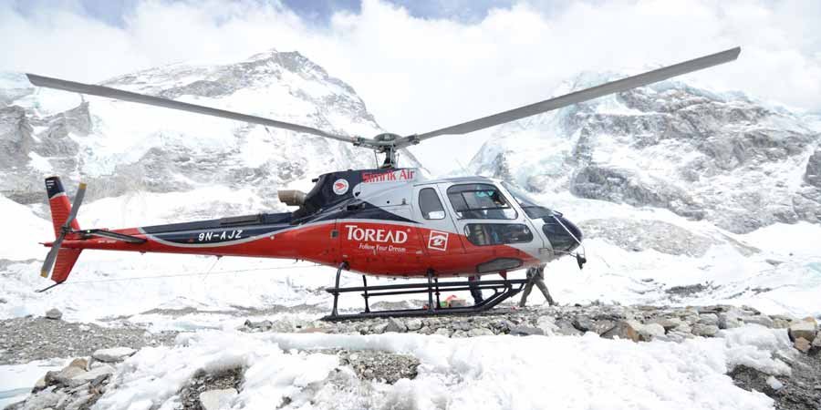 Annapurna base camp helicopter trekking