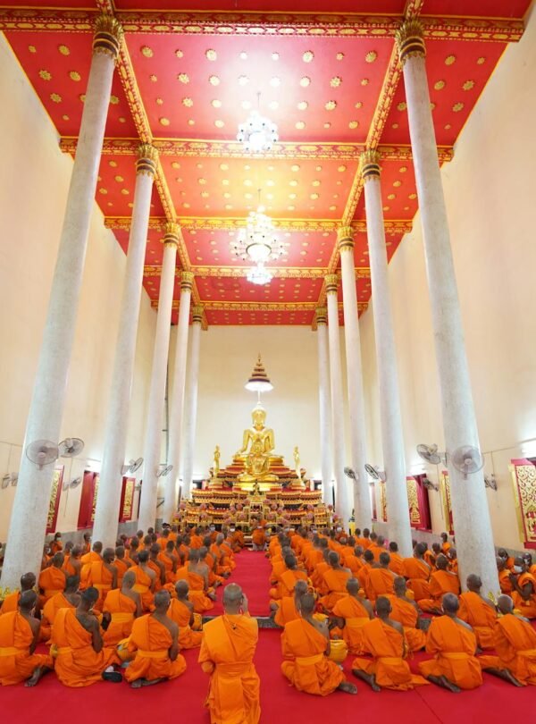 monks praying